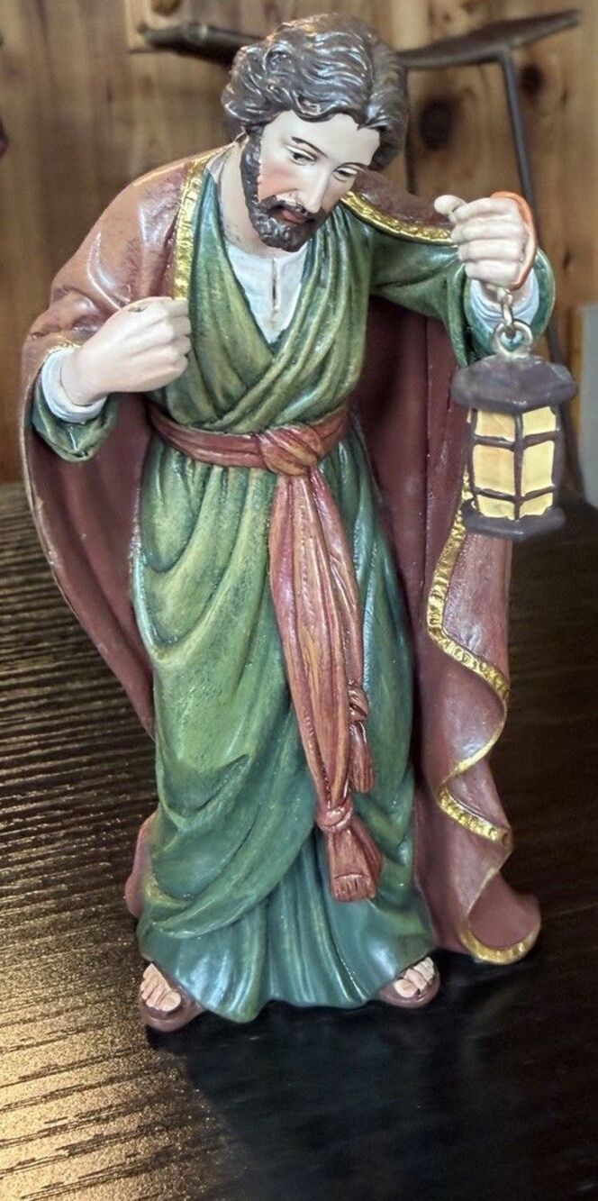 6 Piece Michael Adams Nativity Scene 5" Figures Original Box